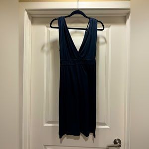 Loft, lightly worn, navy dress.